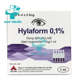 Hylaform 0,1% 1ml CPC1HN - Thuốc điều trị chứng khô mắt