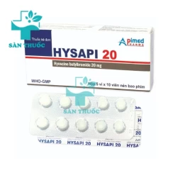 Hysapi 20 Apimed - Thuốc trị co thắt đường tiêu hóa hiệu quả