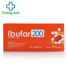 Ibufar 200  - Thuốc kháng viêm, giảm đau của Bồ Đào Nha