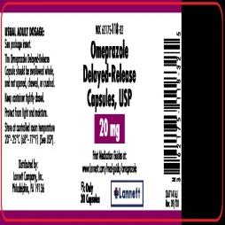 Omeprazole Delayed-Release Capsules,USP 20mg Lannett-Thuốc dạ dày