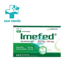 Imefed 875mg/125mg - Thuốc trị nhiễm trùng hô hấp của Imexpharm