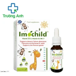 Imochild Vitamin D3 & Vitamin K2 MK7 - Tăng sức đề kháng