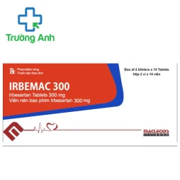 Irbemac 300 Macleods - Thuốc trị tăng huyết áp hiệu quả của Ấn Độ