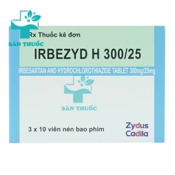Irbezyd H 300/25 Zydus Cadila - Thuốc trị tăng huyết áp của Ấn Độ