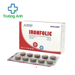 Ironfolic Apimed - Thuốc điều trị thiếu sắt dạng uống 