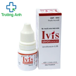 Ivis Levofloxacin 5ml DHG - Thuốc điều trị nhiễm khuẩn mắt