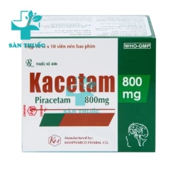 Kacetam 800mg Khapharco - Thuốc điều trị suy giảm trí nhớ