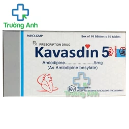 Kavasdin 5mg - Thuốc điều trị cao huyết áp hiệu quả