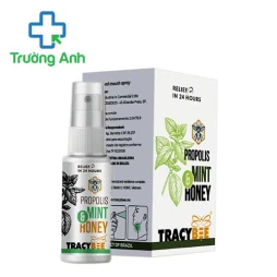 Keo ong xanh Tracybee vị bạc hà (dạng xịt) - Giúp giảm viêm họng