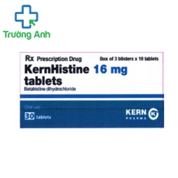 Kernhistine 16mg Kern Pharma - Thuốc điều trị chóng mặt hiệu quả