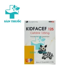 Kidfacef 125 US Pharma USA - Thuốc trị nhiễm khuẩn cho trẻ em