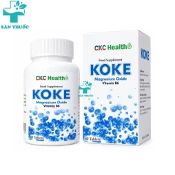 Koke - Magie oxit 300 mg + Vitamin B6 5mg + Vitamin D3 0,015 mg Oxford Health