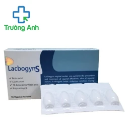 Lacbogyns - Viên đặt điều trị viêm âm đạo của Ý