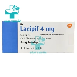 Lacipil 4mg - Thuốc điều trị huyết áp cao hiệu quả