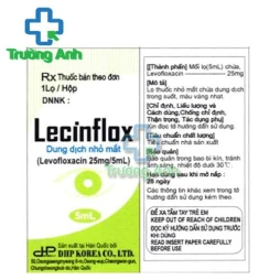 Lecinflox Oph - Thuốc điều trị nhiễm khuẩn mắt Hàn Quốc