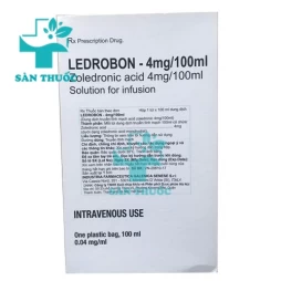 Ledrobon 4mg/100ml - Thuốc điều trị bệnh về xương của Ý