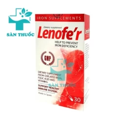 Lenofe'r HC Clover - Giúp hỗ trợ bổ sung sắt, acid folic và các vitamin khác