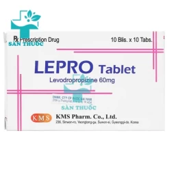 Lepro Tablet 60mg KMS Pharm - Thuốc trị ho của Hàn Quốc
