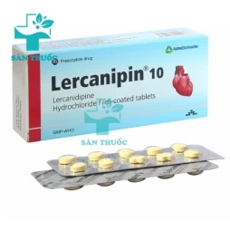 Lercanipin 10 - Thuốc điều trị tăng huyết áp của Agimexpharm
