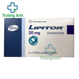 Lipitor 20mg Pfizer - Thuốc điều trị mỡ máu hiệu quả