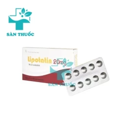 Lipotatin 20mg Mebiphar - Thuốc làm giảm cholesterol máu