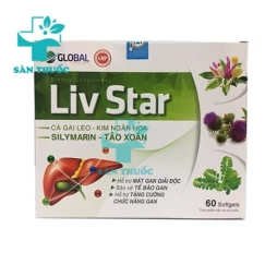 Liv Star - Giúp mát gan, giải độc gan, phục hồi chức năng gan hiệu quả