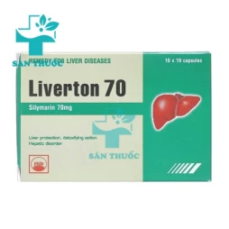 Liverton 70 - Thuốc điều trị suy chức năng gan của Pymepharco