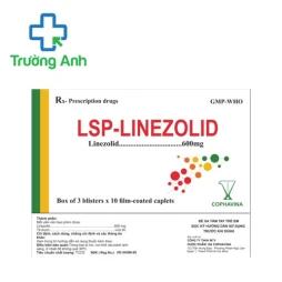 LSP-Linezolid 600mg Cophavina - Thuốc trị nhiễm khuẩn hiệu quả