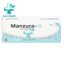 Manzura-15 - Thuốc điều trị tâm thần phân liệt của Davipharm