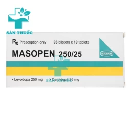Masopen 250/25 Hasan - Thuốc điều trị Parkinson hiệu quả