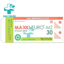 MAXXNEURO-MZ 30 Ampharco USA - Điều trị các cơn trầm cảm nặng