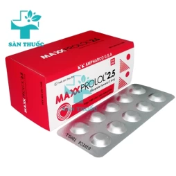 Maxxprolol 2.5 Ampharco - Điều trị suy tim mạn tính ổn định