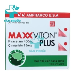 Maxxviton Plus - Điều trị rối loạn tiền đình của Ampharco U.S.A