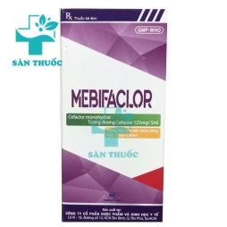 Mebifaclor 125mg/5ml Mebiphar - Thuốc trị nhiễm khuẩn hiệu quả