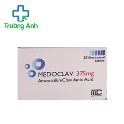 Medoclav 375mg Medochemie - Thuốc điều trị nhiễm khuẩn của Cyprus