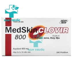 Medskin Clovir 800 DHG - Thuốc điều trị nhiễm khuẩn hiệu quả