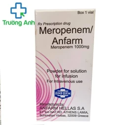 Meropenem Anfarm 1g - Thuốc điều trị nhiễm khuẩn của Hy Lạp