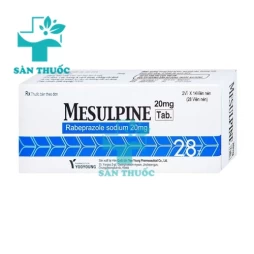 Mesulpine 20mg - Thuốc điều trị viêm loét dạ dày, tá tràng hiệu quả