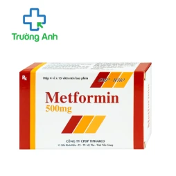 Metformin 500mg Tipharco - Thuốc điều trị đái tháo đường tuyp 2