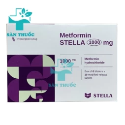 Metformin Stella 1000mg - Thuốc điều trị đái tháo đường tuýp 2