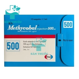 Methycobal 500mcg Eisai (tiêm) - Thuốc trị các bệnh lý thần kinh