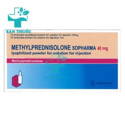Methylprednisolone Sopharma 40mg - Thuốc kháng viêm của Bulgari