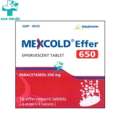 Mexcold Effer 650 - Paracetamol 650mg Imexpharm