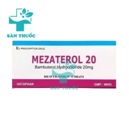 Mezaterol 20 - Thuốc điều trị bệnh hen hiệu quả của Hataphar