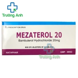 Mezaterol 20 - Thuốc điều trị bệnh hen hiệu quả của Hataphar