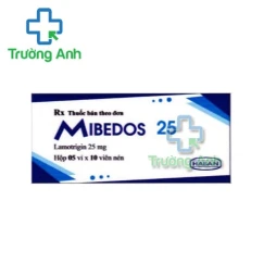 Mibedos 25 Hasan - Thuốc điều trị động kinh và rối loạn lưỡng cực