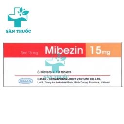 Mibezin 15 - Thuốc bổ sung kẽm cần thiết cho cơ thể