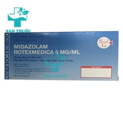 Midazolam Rotexmedica 5mg/ml - Thuốc gây mê hiệu quả của Đức