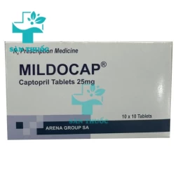 Mildocap 25mg Arena- Thuốc trị tăng huyết áp hiệu quả của Rumania