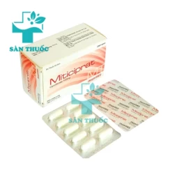 Miticiprat 100mg Phapharco - Thuốc trị tăng lipid máu hiệu quả